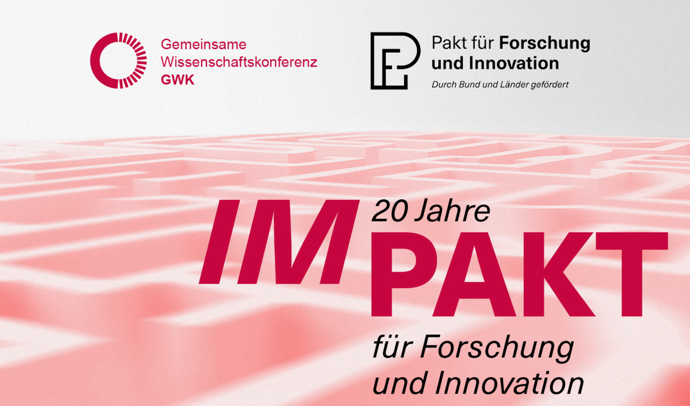 Screenshot von der BMBF-Website zum Jubiläum des Paktes für Forschung und Innovation.