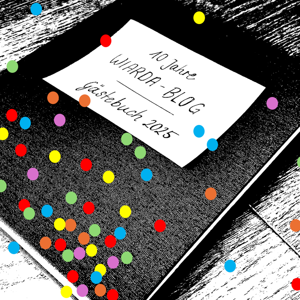 Cover Gästebuch Wiarda-Blog-Jubiläum