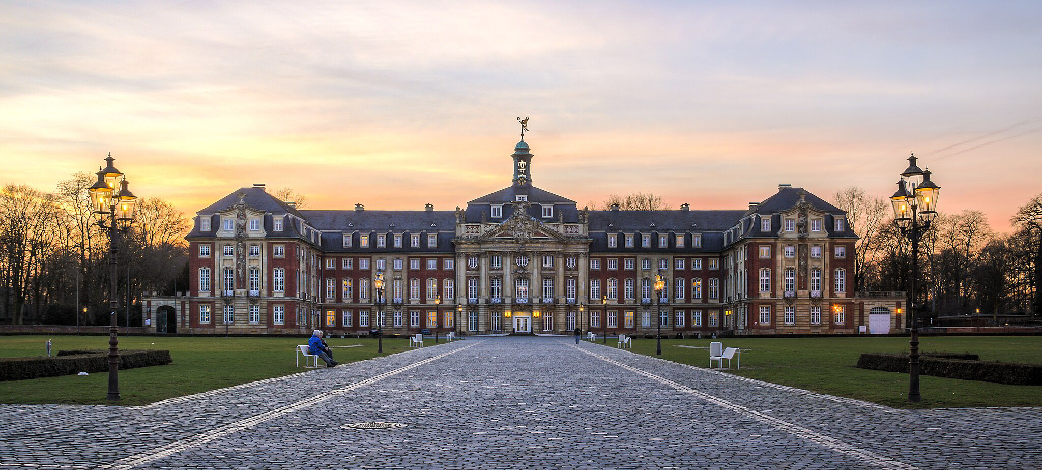  Schloss Münster, Sitz der Verwaltung der Universität Münster.