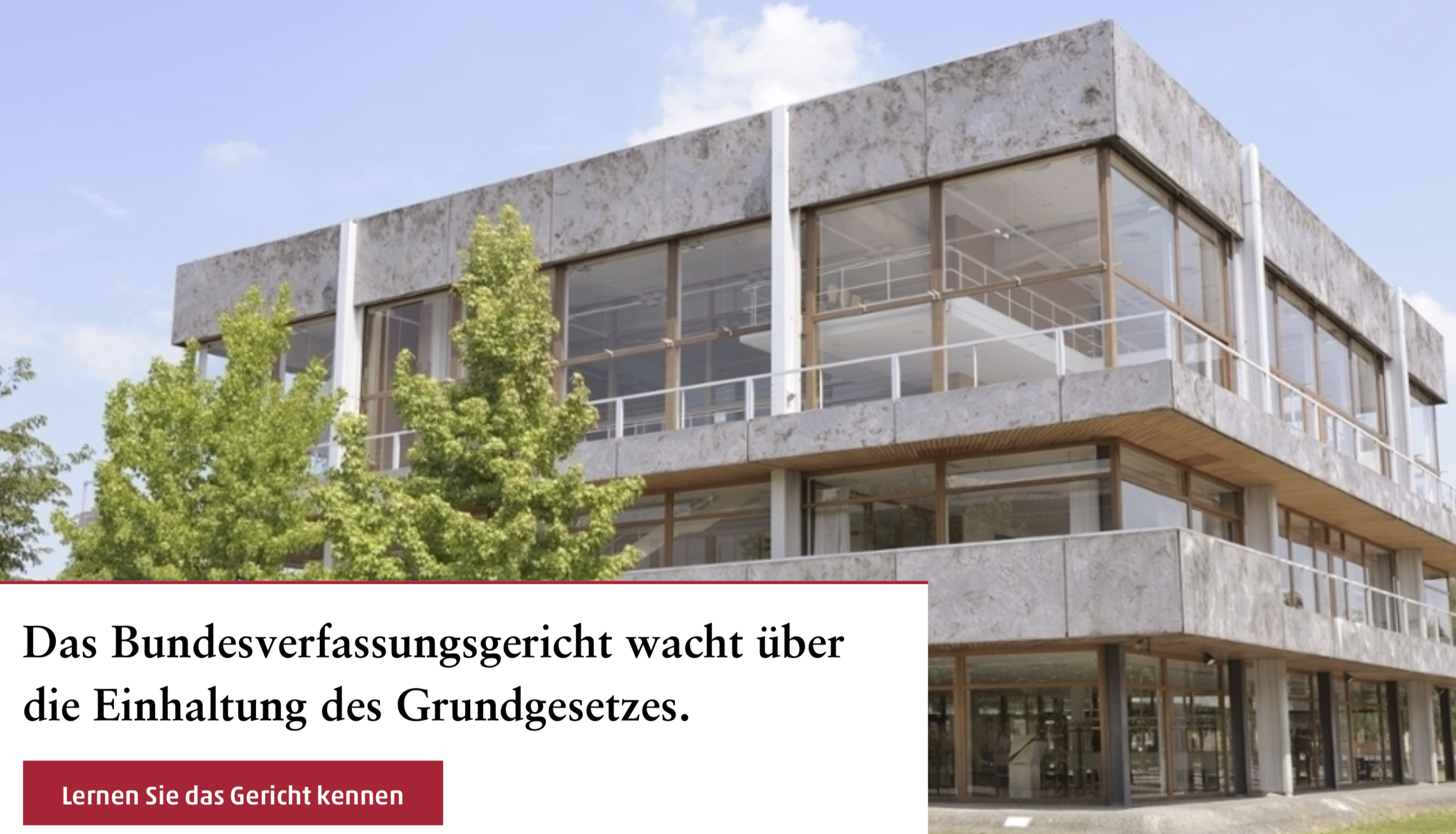 Screenshot Bundesverfassungsgericht