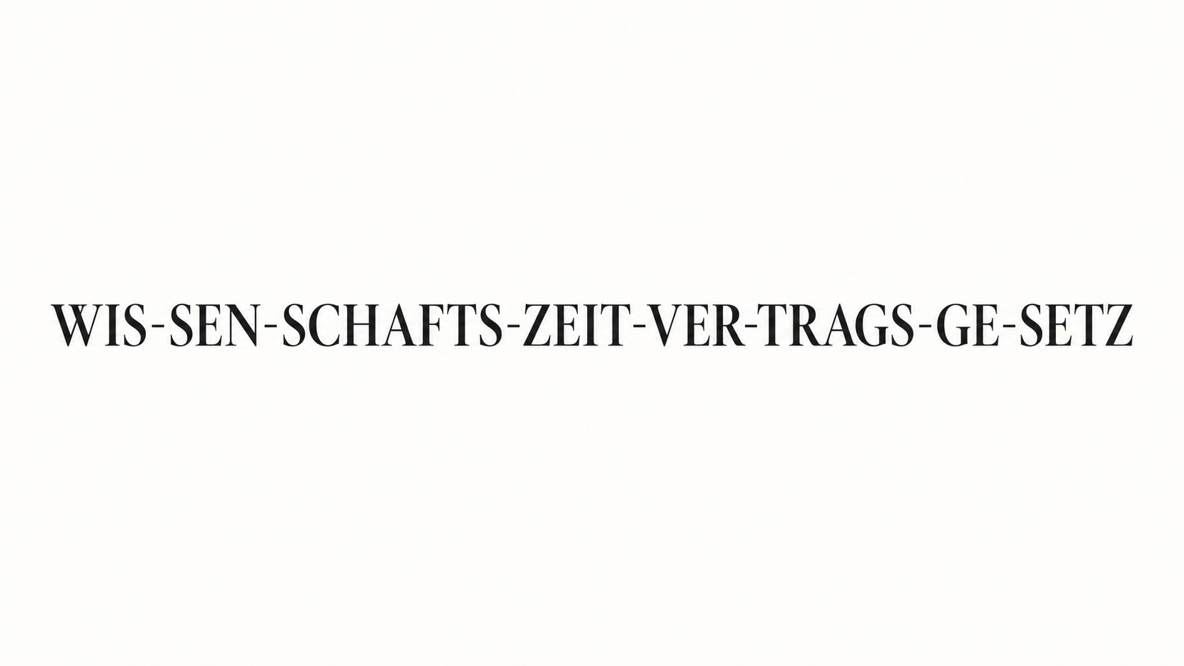 Wissenschaftszeitvertragsgesetz