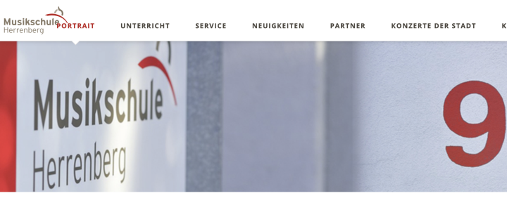 Website Musikschule Herrenberg