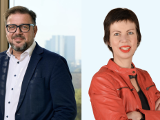 Collage aus Portraitfotos von Kai Maaz und Martina Diedrich.