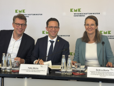 Markus Blume, Falko Mohrs, Bettina Martin (von links)