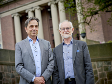 Portraitfoto von Bernahrd Sabel (links) und Dan Larhammer (rechts)