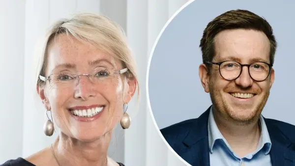 Collage aus Portraitfotos von Monika Landgraf und Sebastian Grote.