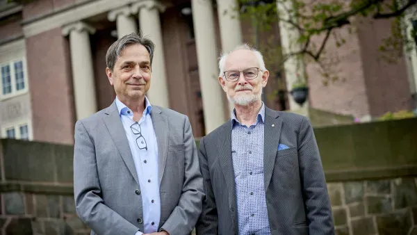Portraitfoto von Bernahrd Sabel (links) und Dan Larhammer (rechts)
