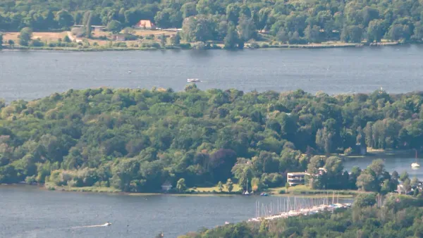 Schwanenwerder Luftbild