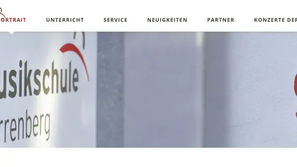 Website Musikschule Herrenberg