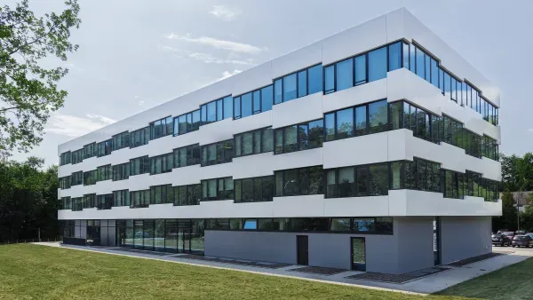 Das CISPA (Helmholtz-Zentrum für Informationssicherheit) in Saarbrücken auf dem Campus der Universität des Saarlandes.