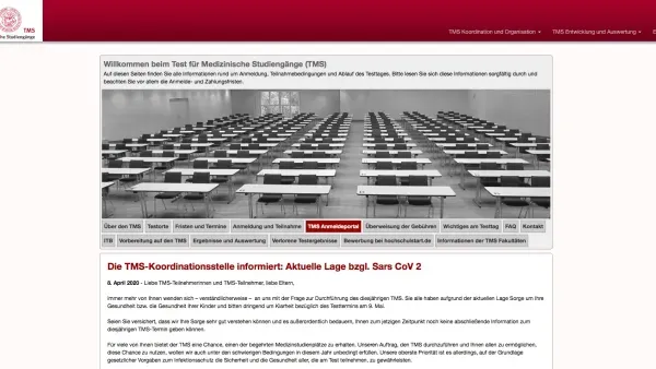 Medizinertest wird verschoben